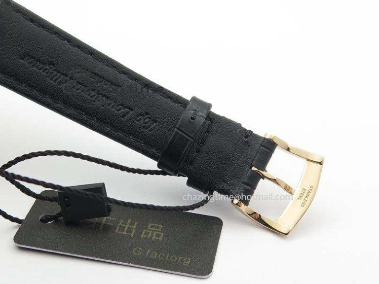HighQuality Senator Excellence RG Cream Dial On Black Leather Strap A 6641