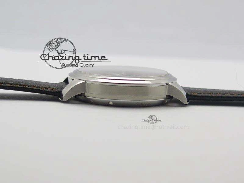TechFriendly Senator Excellence SS Black Numeral Dial On Black Leather Strap A 6645