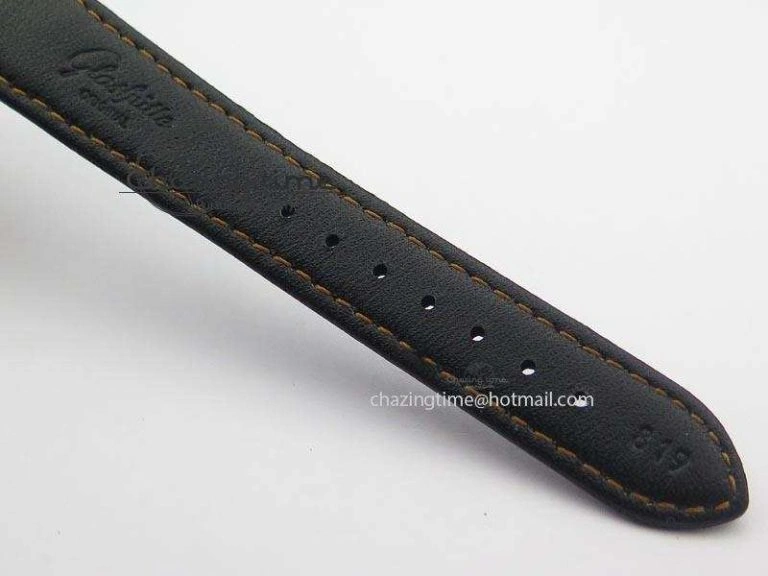 TechFriendly Senator Excellence SS Black Numeral Dial On Black Leather Strap A 6645