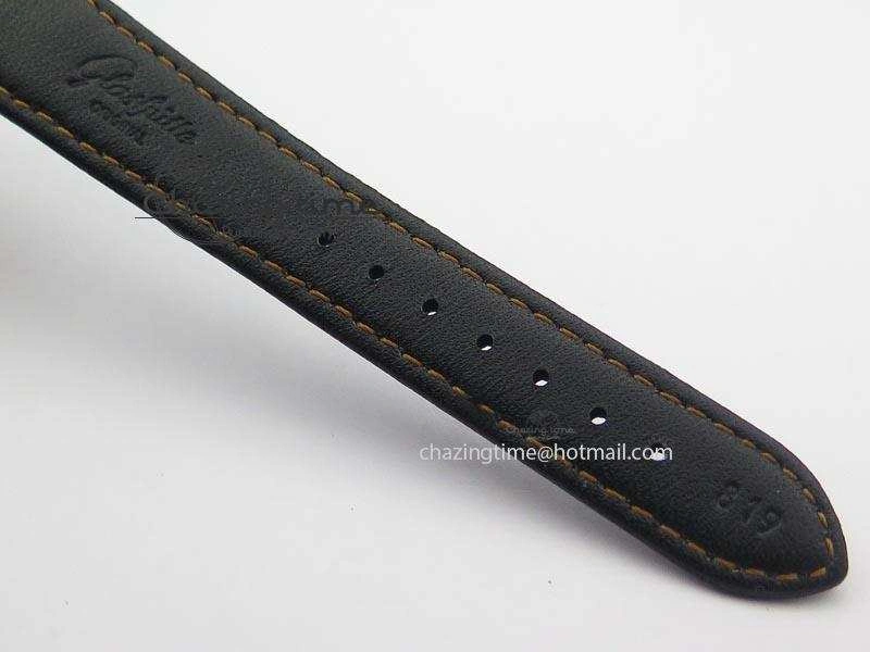 TechFriendly Senator Excellence SS Black Numeral Dial On Black Leather Strap A 6645