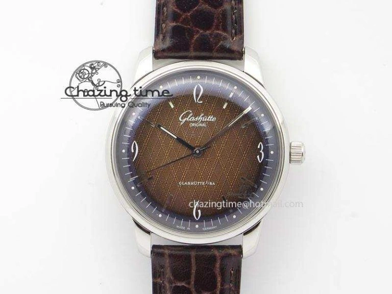 TechFriendly Senator Excellence SS Black Numeral Dial On Black Leather Strap A 6645