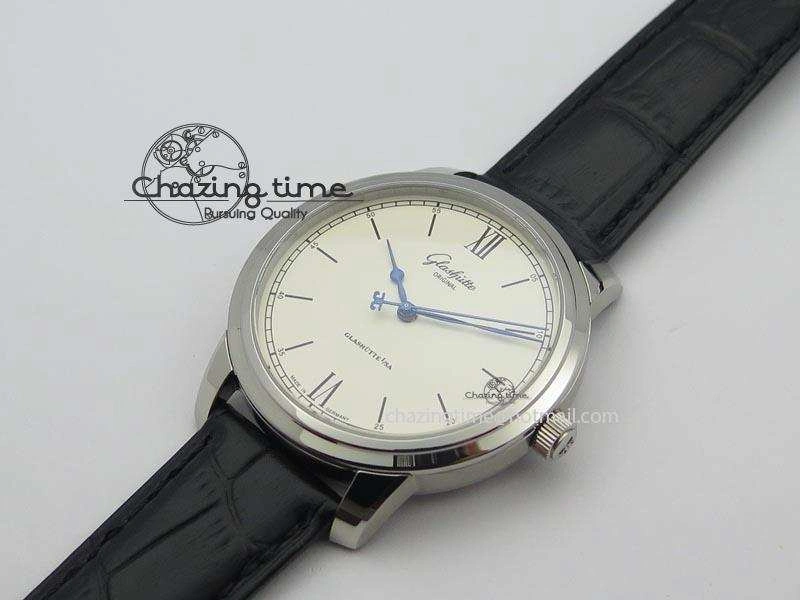 Senator Excellence SS Cream Dial On Black Leather Strap A Sophisticated 6646
