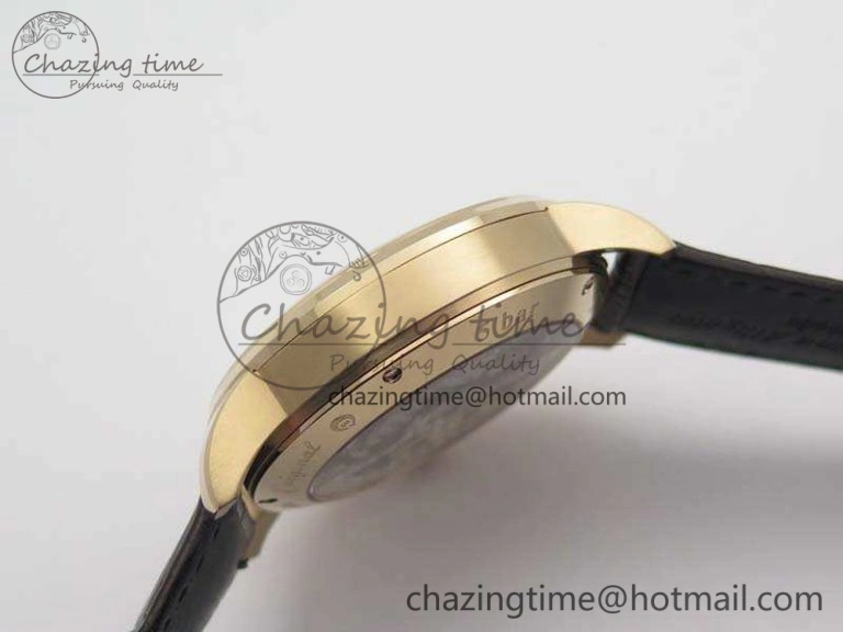 Senator Meissen Tourbillon Double Date RG White Dial On Brown Leather Strap GoodFit 6643
