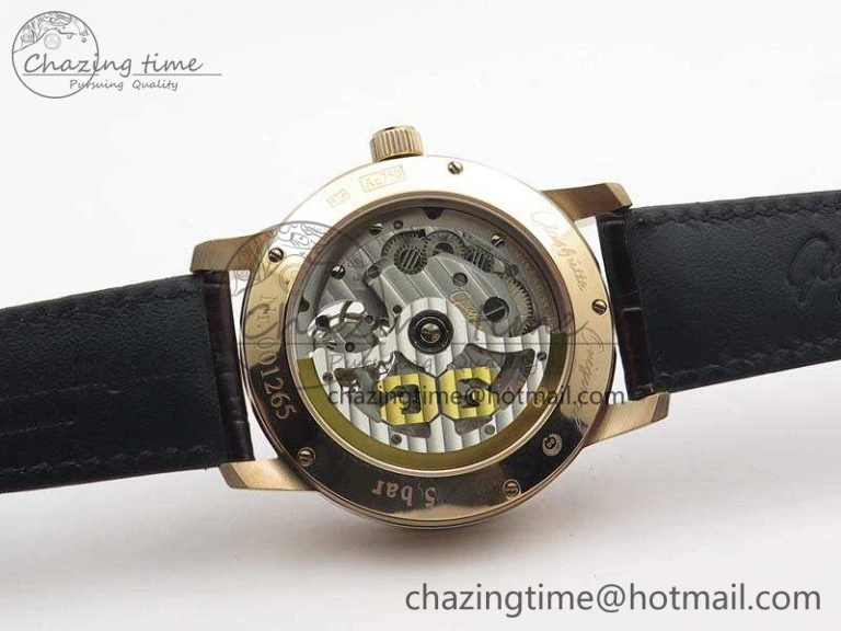 Senator Meissen Tourbillon Double Date RG White Dial On Brown Leather Strap GoodFit 6643