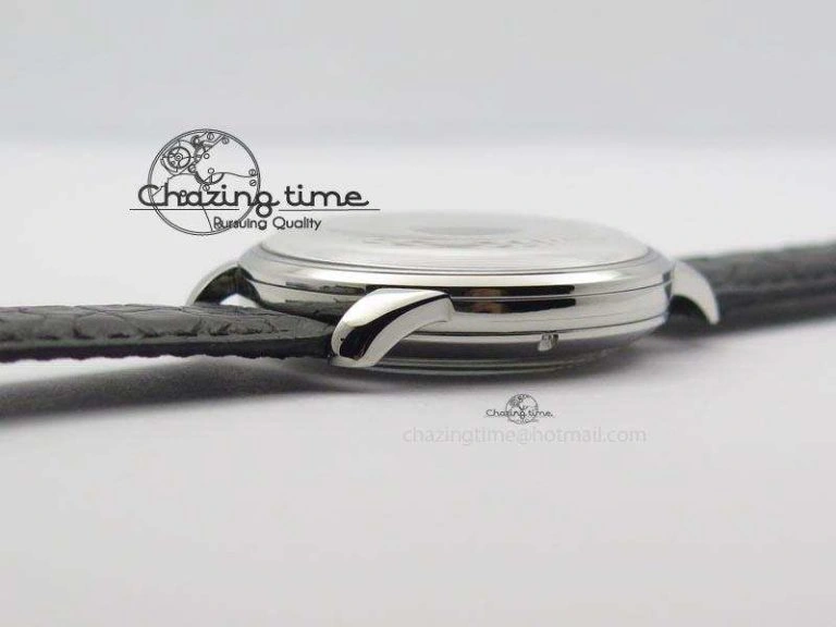 Senator Sixties SS Black Dial On Black Leather Strap A Stretchable 6656