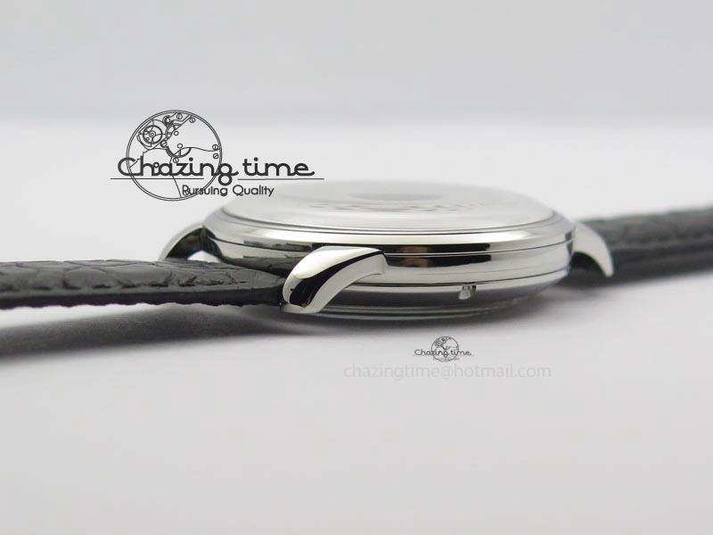 Senator Sixties SS Black Dial On Black Leather Strap A Stretchable 6656