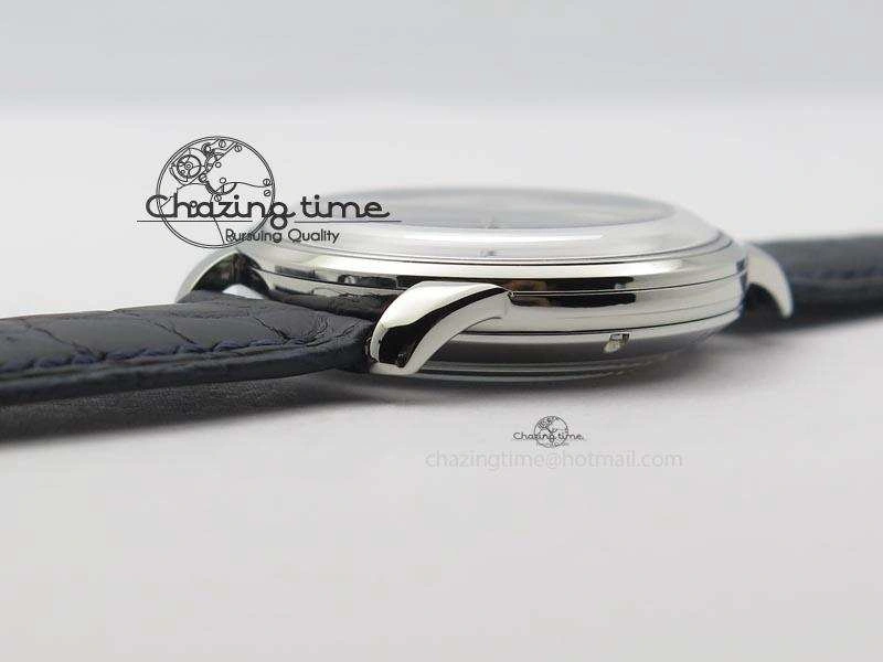 Durable Senator Sixties SS Blue Dial On Black Leather Strap A 6651