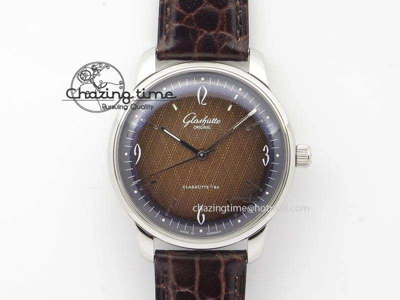 Senator Sixties SS Brown Dial On Brown Leather Strap A Lightweight 6648
