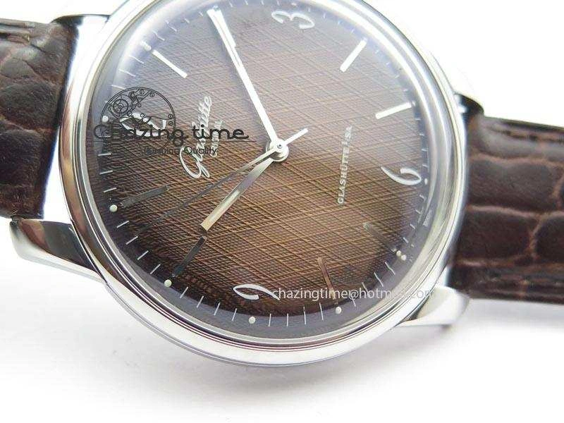 Senator Sixties SS Brown Dial On Brown Leather Strap A Lightweight 6648