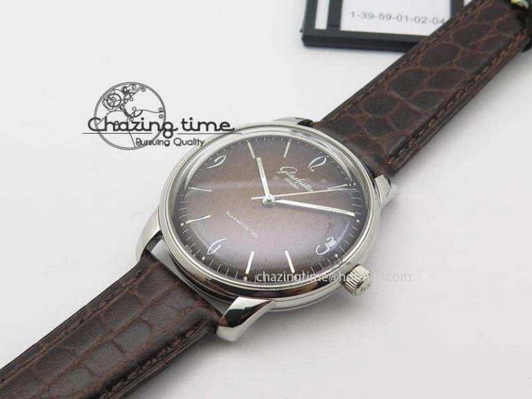 Senator Sixties SS Brown Dial On Brown Leather Strap A Lightweight 6648
