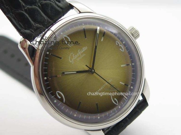 UrbanStyle Senator Sixties SS Gold Dial On Black Leather Strap A 6649