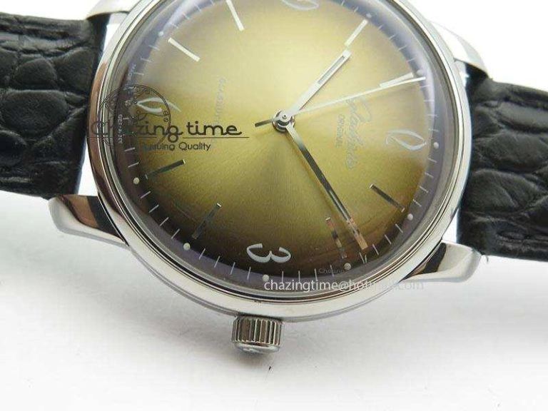 UrbanStyle Senator Sixties SS Gold Dial On Black Leather Strap A 6649