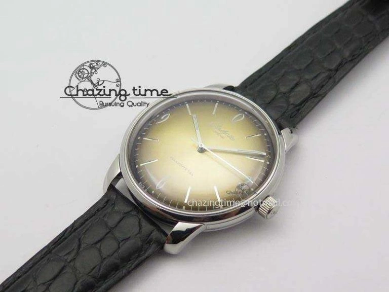UrbanStyle Senator Sixties SS Gold Dial On Black Leather Strap A 6649