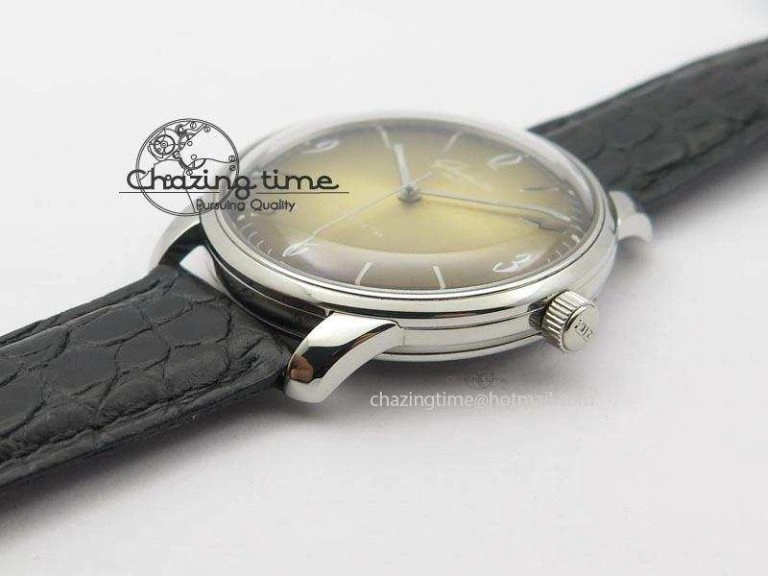 UrbanStyle Senator Sixties SS Gold Dial On Black Leather Strap A 6649