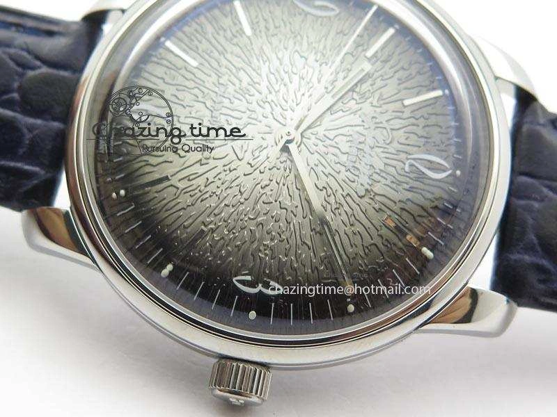 Bold Senator Sixties SS Gray Dial On Blue Leather Strap A 6652