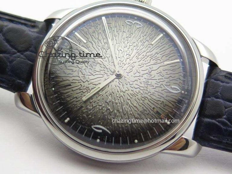 Bold Senator Sixties SS Gray Dial On Blue Leather Strap A 6652
