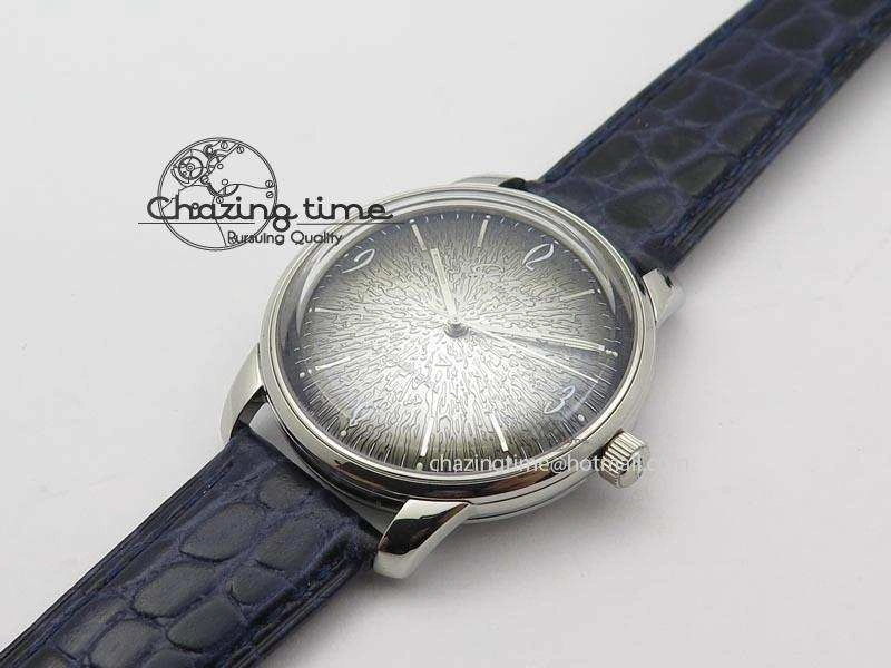 Bold Senator Sixties SS Gray Dial On Blue Leather Strap A 6652