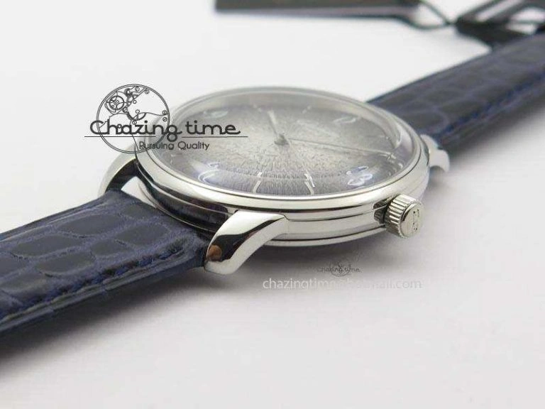Bold Senator Sixties SS Gray Dial On Blue Leather Strap A 6652