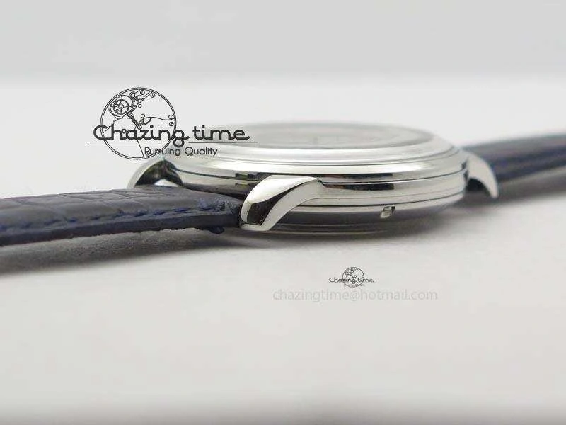 Bold Senator Sixties SS Gray Dial On Blue Leather Strap A 6652
