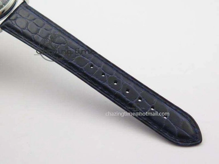 Bold Senator Sixties SS Gray Dial On Blue Leather Strap A 6652