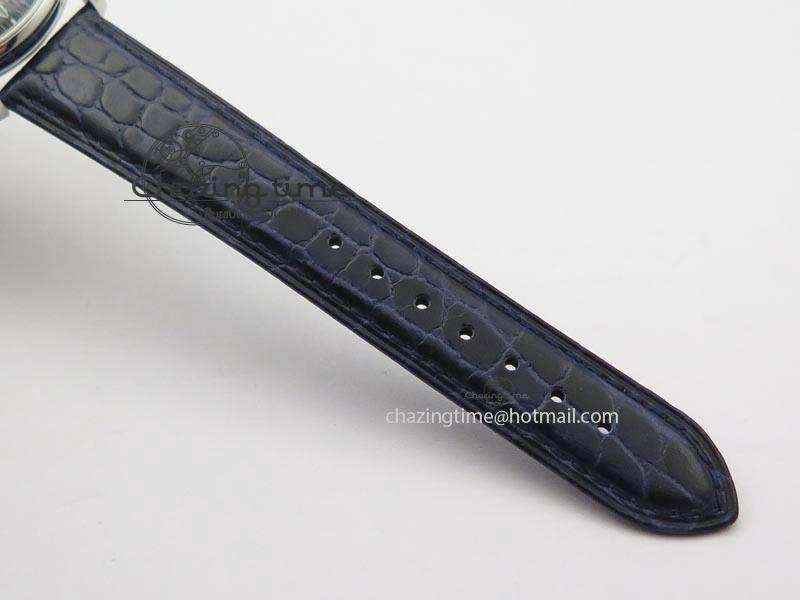 Bold Senator Sixties SS Gray Dial On Blue Leather Strap A 6652