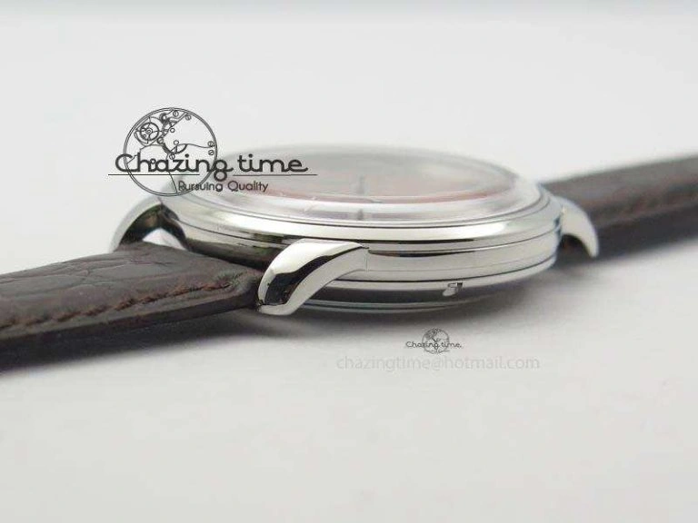 UrbanChic Senator Sixties SS Red Dial On Brown Leather Strap A 6647