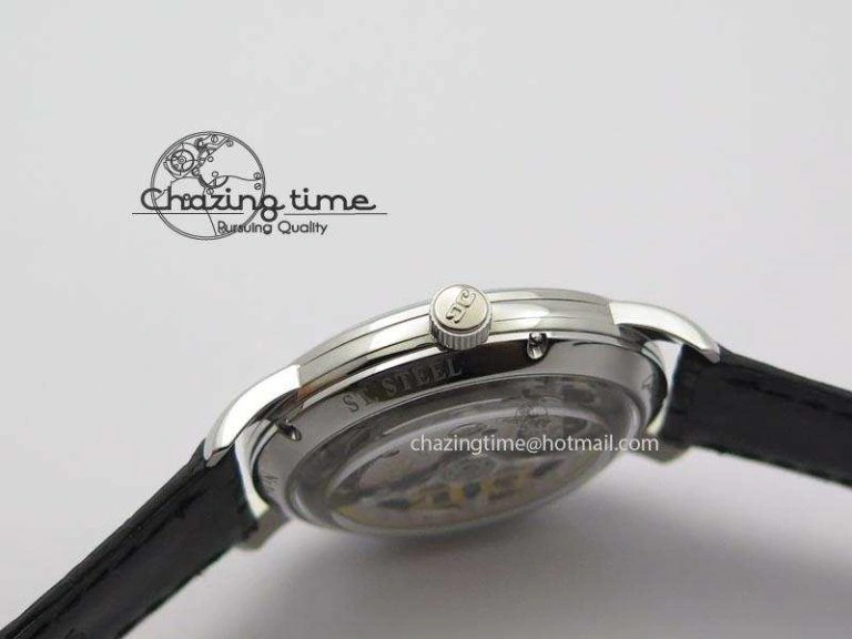 Senator Sixties SS White Dial On Black Leather Strap A Lightweight 6654