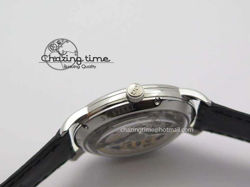 Senator Sixties SS White Dial On Black Leather Strap A Lightweight 6654