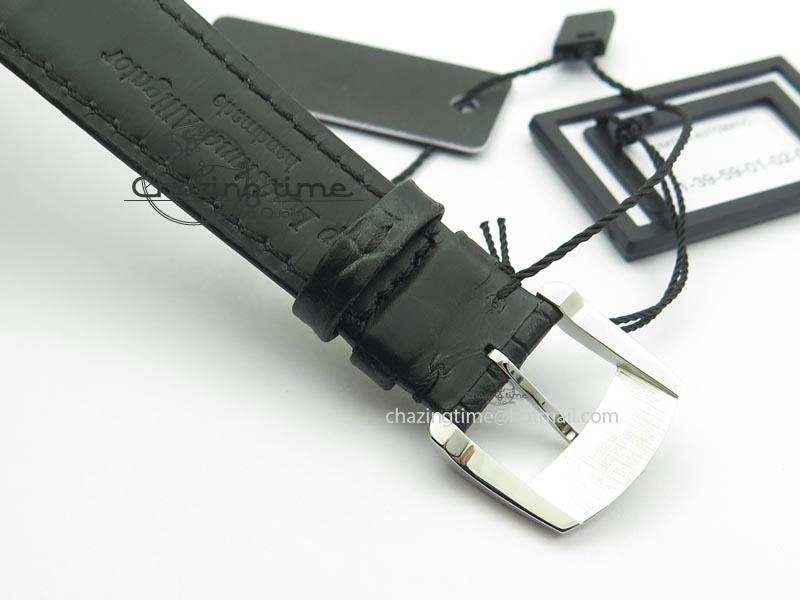 Senator Sixties SS White Dial On Black Leather Strap A Lightweight 6654
