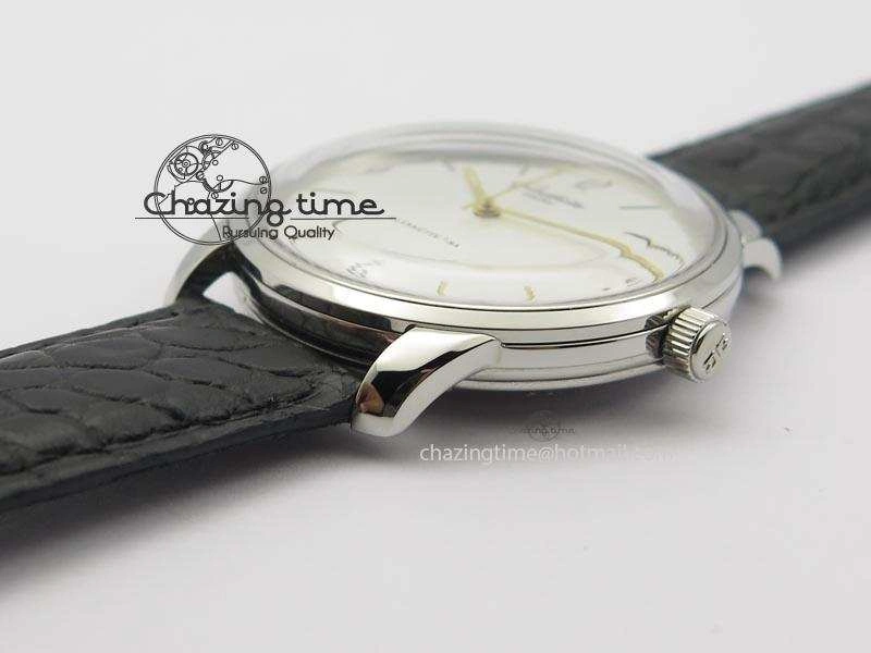 Senator Sixties SS White Dial On Black Leather Strap A Lightweight 6654