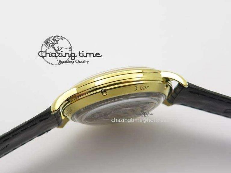 Senator Sixties YG Black Dial On Black Leather Strap A UrbanChic 6650