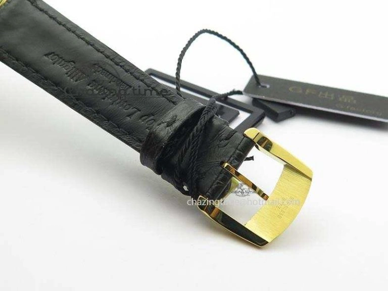 Senator Sixties YG Black Dial On Black Leather Strap A UrbanChic 6650