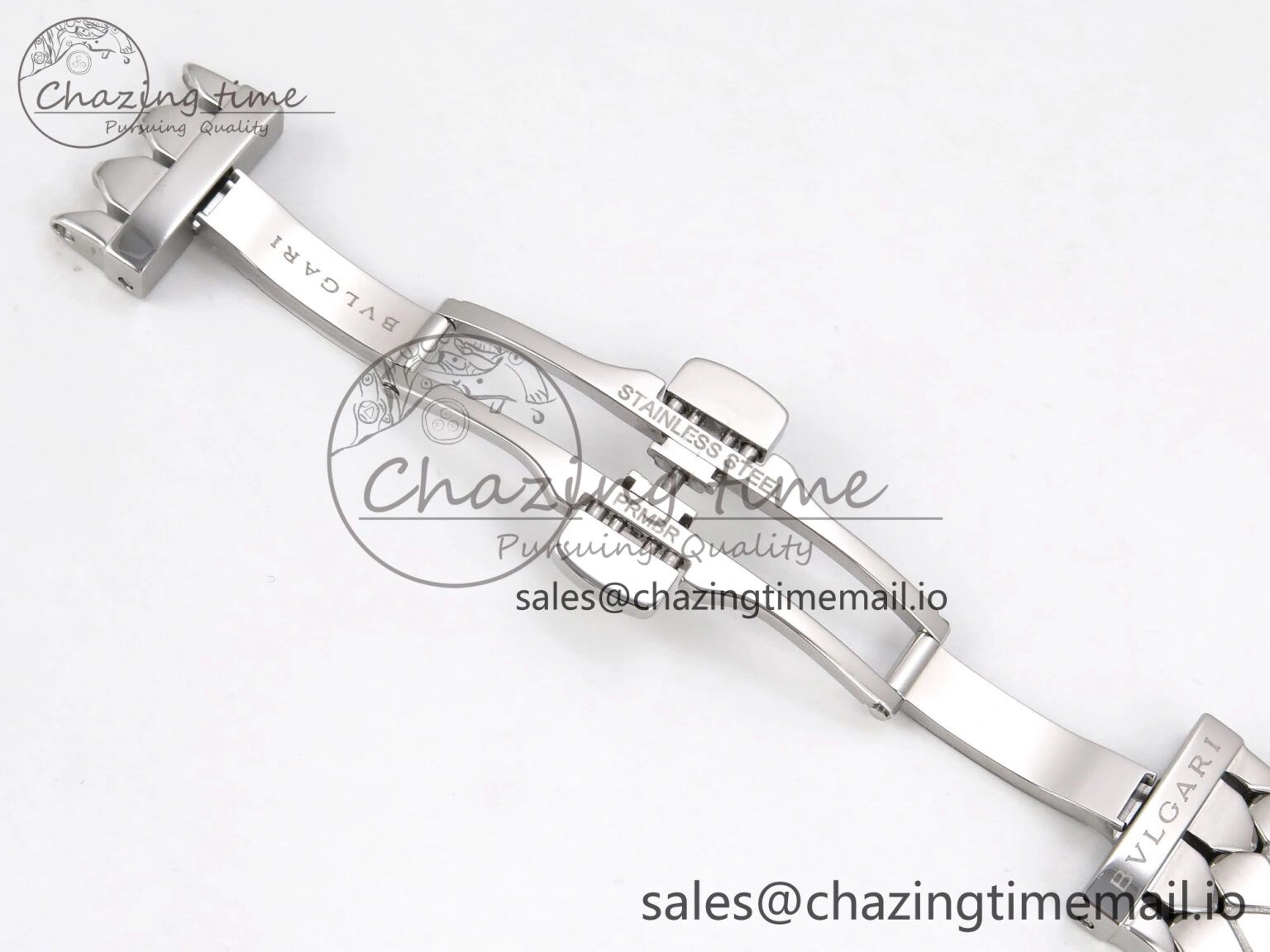 Lightweight Serpenti Seduttori Watch RG BVF 1:1 Best Edition Black Dial Diamonds Bezel on SS Bracelet Swiss Quartz 5813