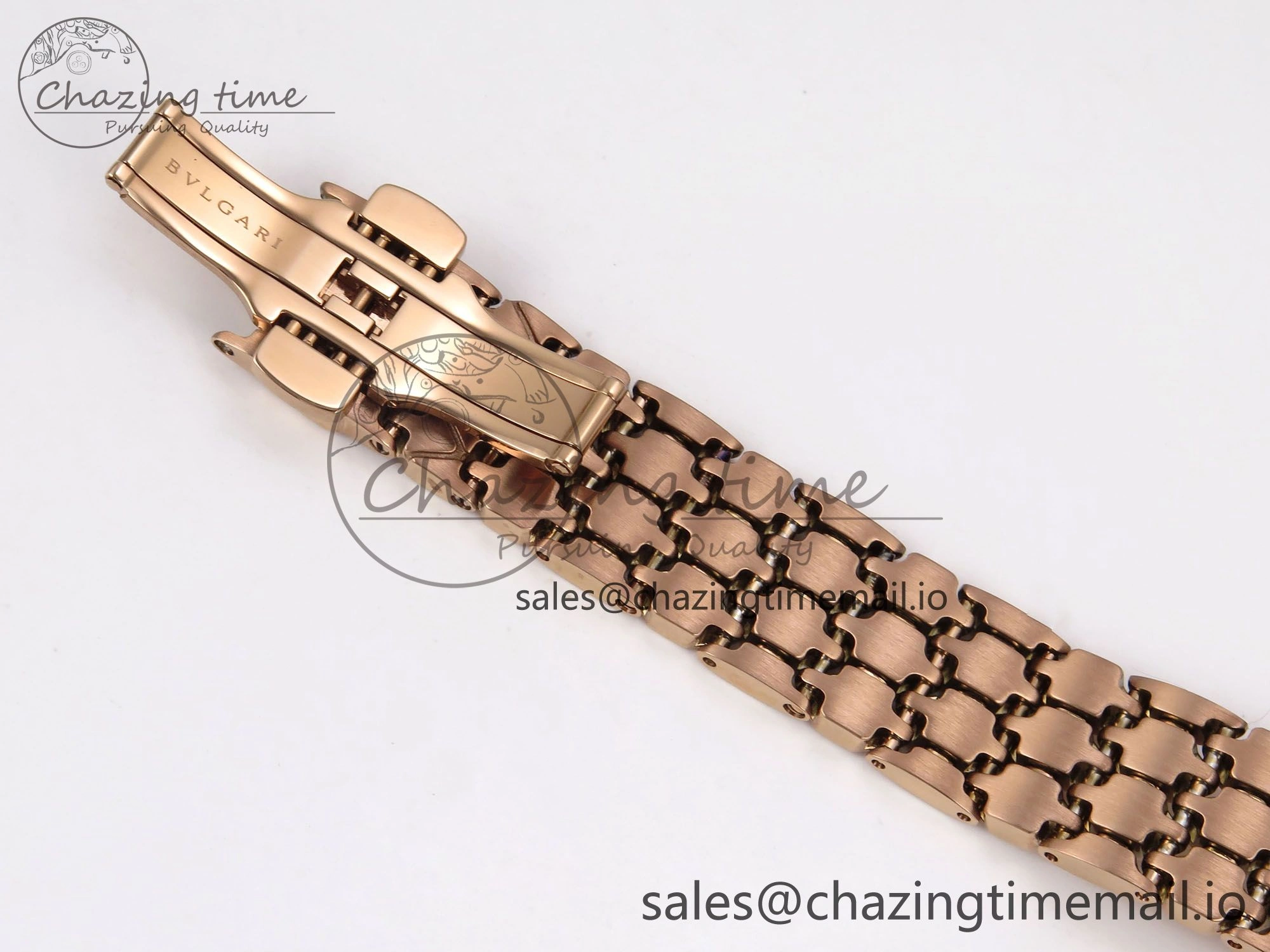 Serpenti Seduttori Watch RG BVF 1:1 Best Edition Black Dial on RG Bracelet Swiss Quartz EasyCare 5816
