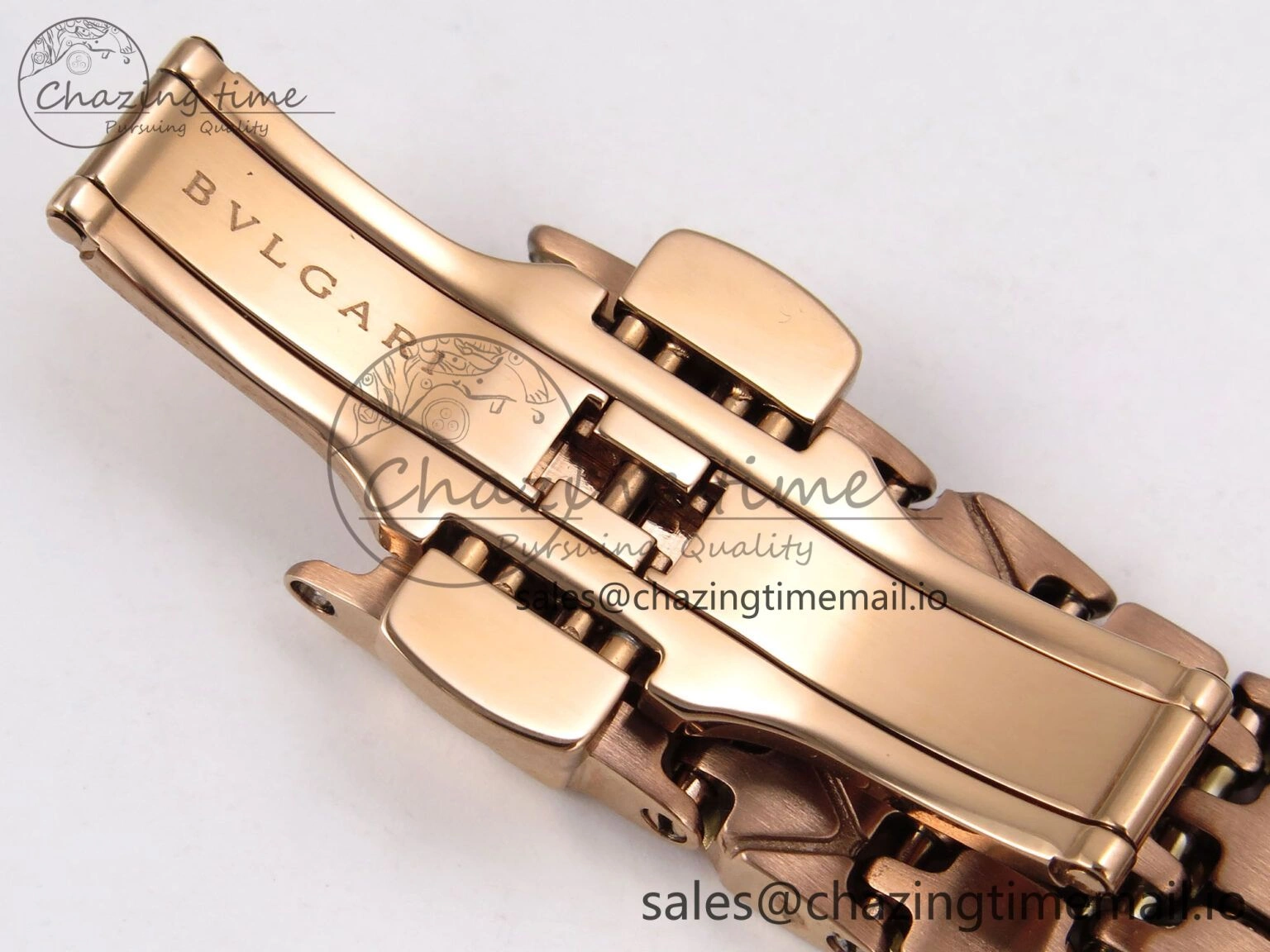 Serpenti Seduttori Watch RG BVF 1:1 Best Edition Black Dial on RG Bracelet Swiss Quartz EasyCare 5816