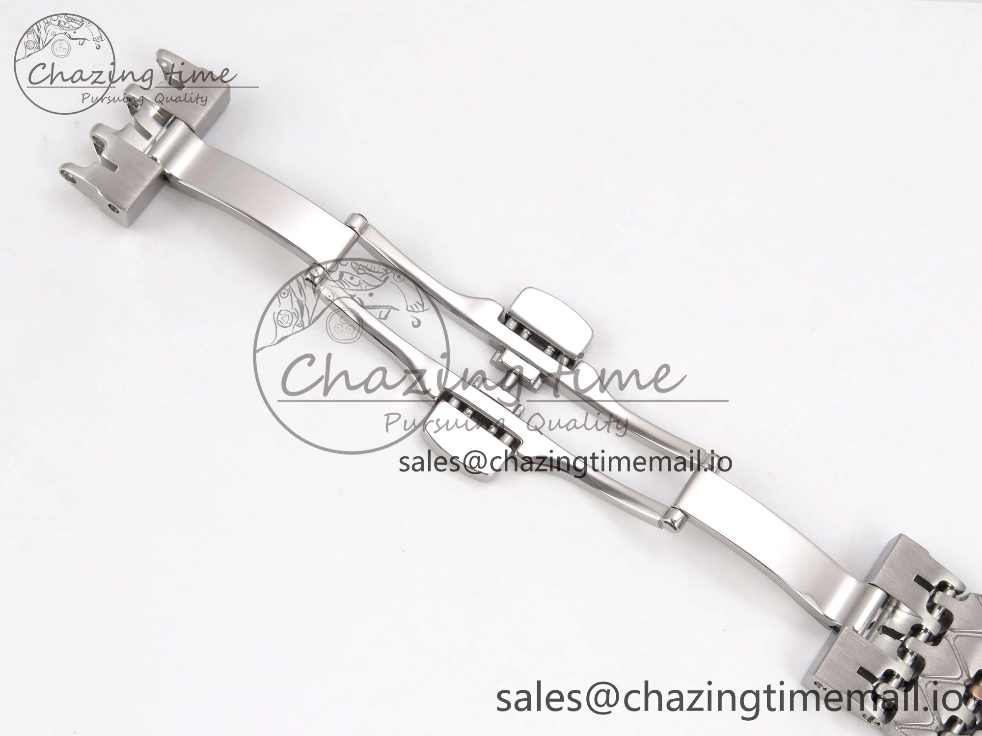 NewStyle Serpenti Seduttori Watch RG SS BVF 1:1 Best Edition Black Dial Diamonds Bezel on RG SS Bracelet Swiss Quartz 5811