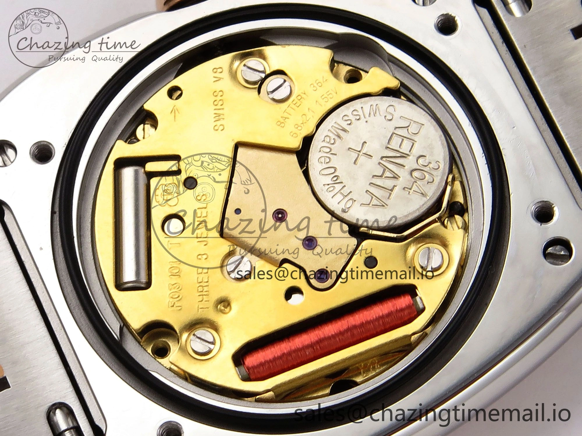NewStyle Serpenti Seduttori Watch RG SS BVF 1:1 Best Edition Black Dial on RG SS Bracelet Swiss Quartz 5810