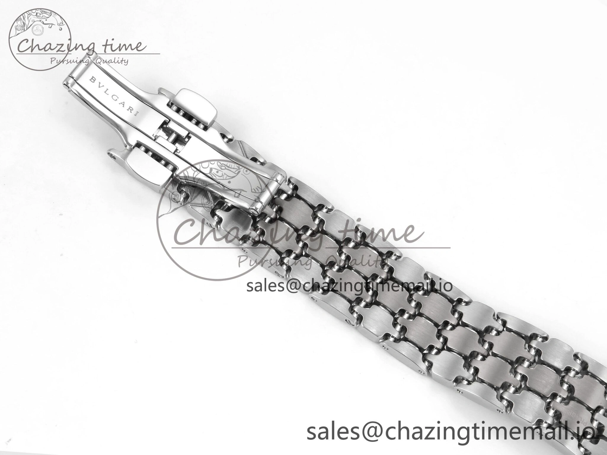 TimelessDesign Serpenti Seduttori Watch RG SS BVF 1:1 Best Edition Black Dial on SS Bracelet Swiss Quartz 5812