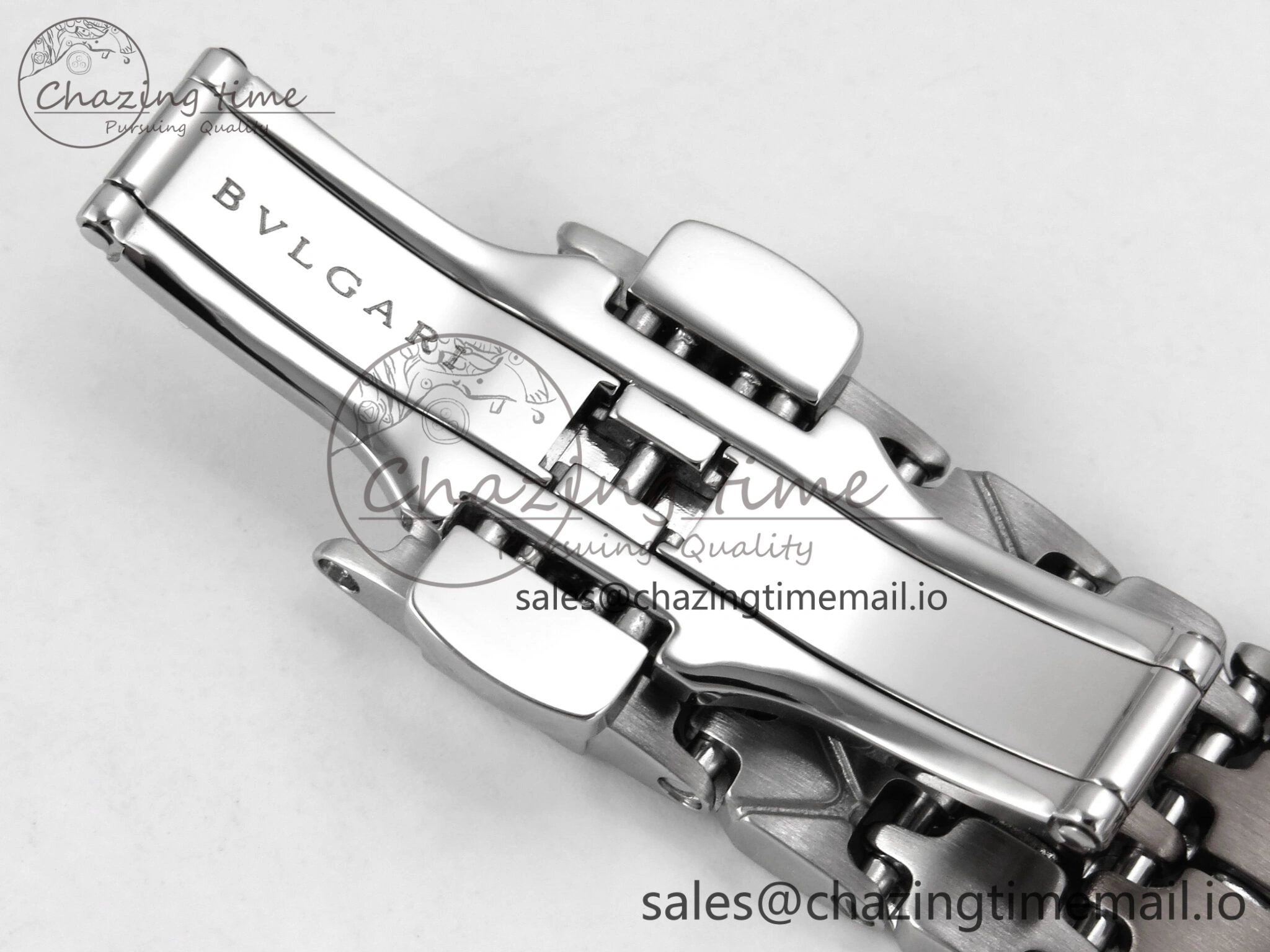 TimelessDesign Serpenti Seduttori Watch RG SS BVF 1:1 Best Edition Black Dial on SS Bracelet Swiss Quartz 5812