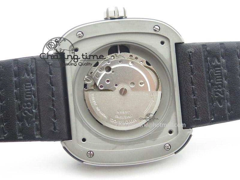 SevenFriday M2-1 SWF 1:1 Best Edition Black Dial on Black Leather Strap Miyota Flexible 9648