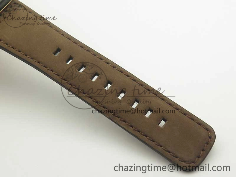 WrinkleFree SevenFriday M2 02 SVF 1:1 Best Edition Black Dial on Brown Leather Strap Miyota 9626