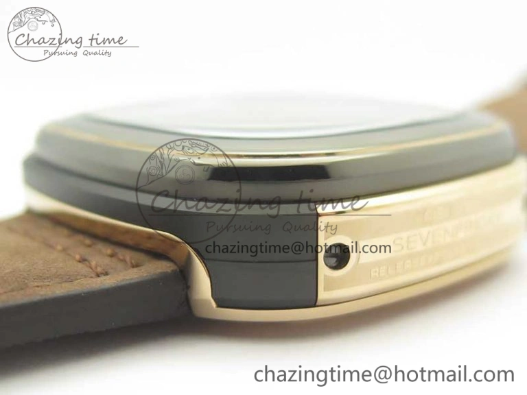 WrinkleFree SevenFriday M2 02 SVF 1:1 Best Edition Black Dial on Brown Leather Strap Miyota 9626