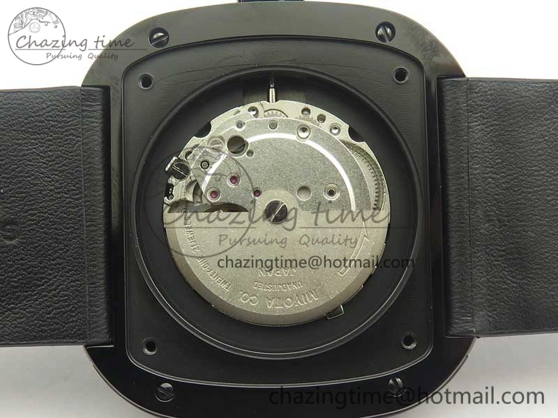 SevenFriday M3-01 PVD-LE SVF 1:1 Best Edition Black Dial On Black Leather Strap Miyota 8215 (Free Rubber Strap) Soft 9627