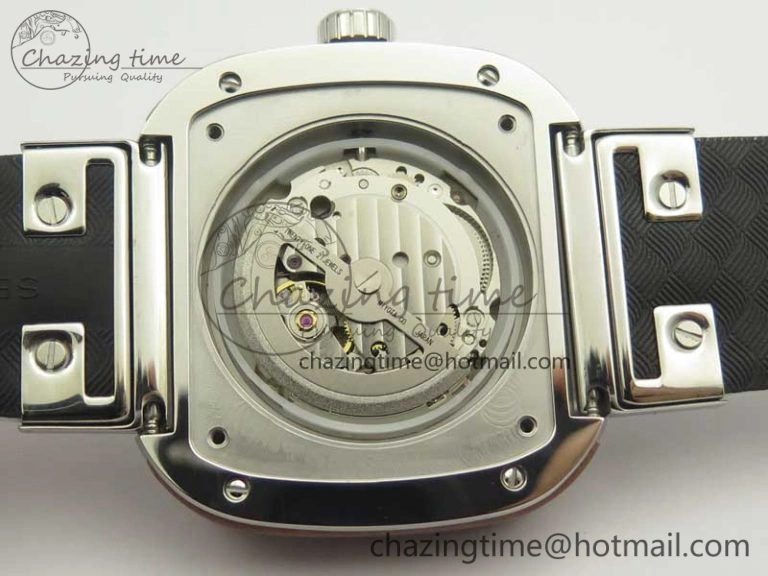 SevenFriday P1B-03 Japan Limited Edition SVF 1:1 Best Edition On White Leather Strap Miyota 82S7 (Free Rubber Strap) EasyMatch 9629