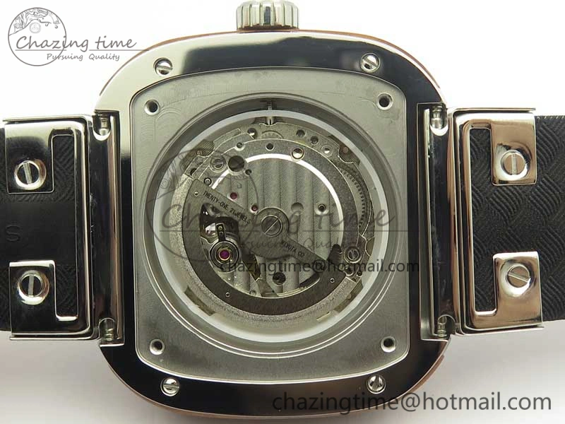 SevenFriday P1B-03 Japan Limited Edition SVF 1:1 Best Edition On White Leather Strap Miyota 82S7 (Free Rubber Strap) EasyMatch 9629