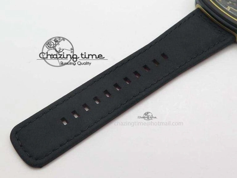 SevenFriday P2-2 SWF 1:1 Best Edition Black Dial on Black Leather Strap Miyota 82S WellDesigned 9642