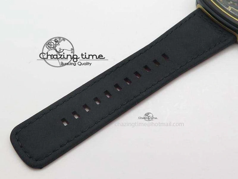 SevenFriday P2-2 SWF 1:1 Best Edition Black Dial on Black Leather Strap Miyota 82S WellDesigned 9642