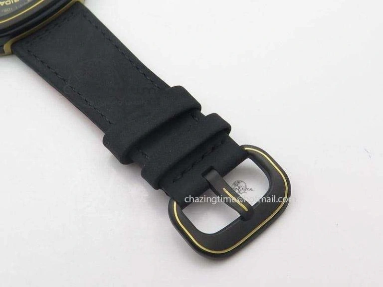 SevenFriday P2-2 SWF 1:1 Best Edition Black Dial on Black Leather Strap Miyota 82S WellDesigned 9642