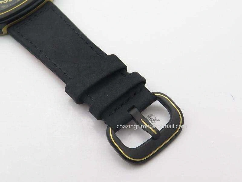 SevenFriday P2-2 SWF 1:1 Best Edition Black Dial on Black Leather Strap Miyota 82S WellDesigned 9642