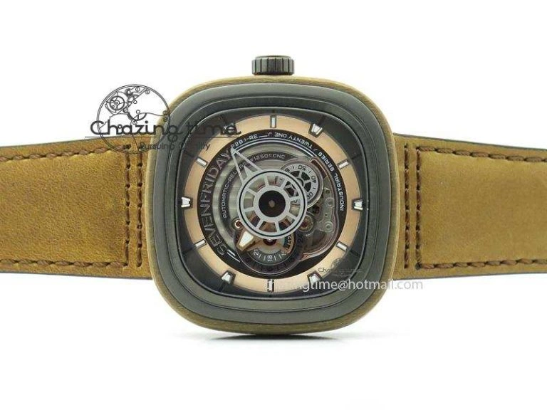 SevenFriday P2B 03-W ‘Woody’ NFC V6F Best Edition On Brown Asso Strap Miyota 82S OnTrend 9638